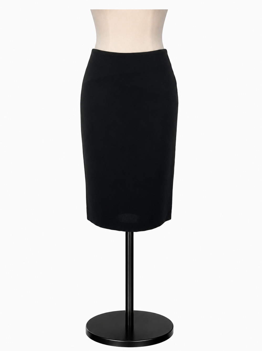 Talbots Classic Black Lined Pencil Skirt Size 6
